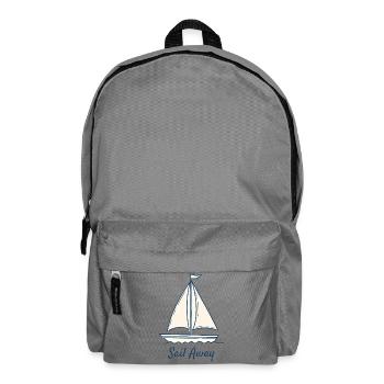 Voilier Ocean Conception minimale - Sac à dos - gris éléphant - Devant