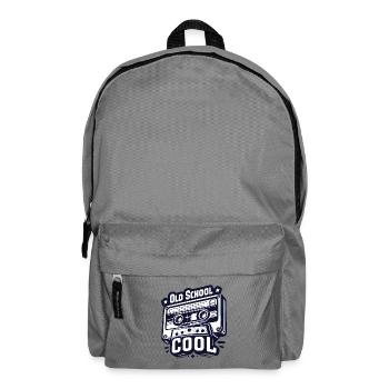 Retro Cassettes - Backpack - elephant grey - Front
