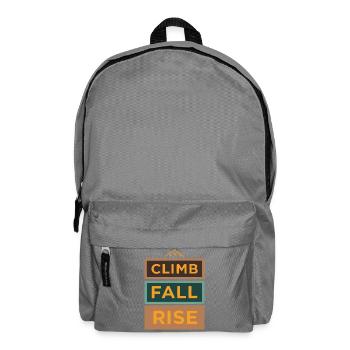Grimper Tomber Se Relancer - Sac à dos - gris éléphant - Devant