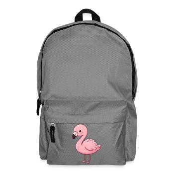 niedlicher_Flamingo_Kawaii_Geschenk_Kinder - Backpack - elephant grey - Front