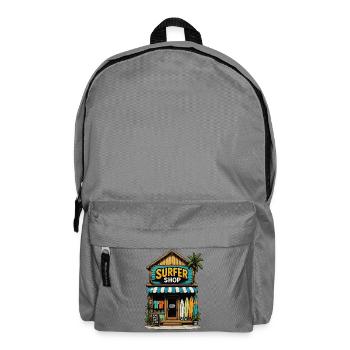 Paradis de la plage du Surfer Shop - Sac à dos - gris éléphant - Devant