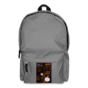 Beak vs. Fudge U – College Bar Champion Penguin - Backpack - elephant grey - Front