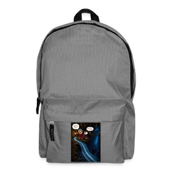 Don't Be A Killjoy – Funny Sloth Adventure Pun - Backpack - elephant grey - Front