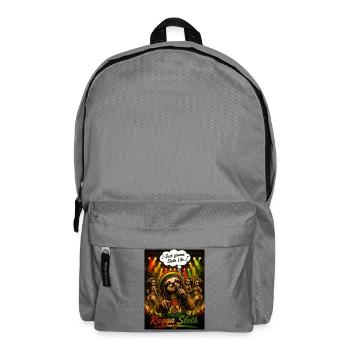 Ragga Sloth – Just Gimme Sloth Life Reggae Design - Sac à dos - gris éléphant - Devant