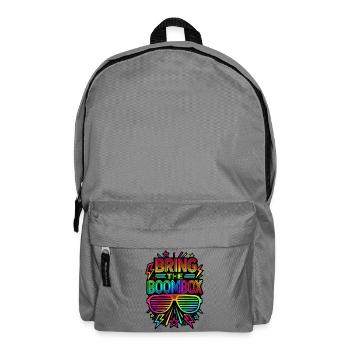 This Is My 80's Costume 80er Jahre - Rucksack - Mittelgrau - Vorne