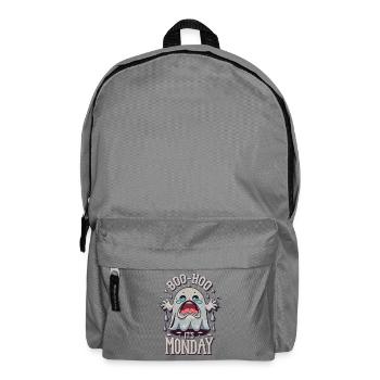 C’est lundi Halloween drôle - Sac à dos - gris éléphant - Devant