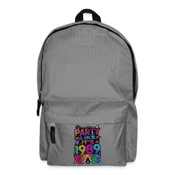 Faire la fête comme si c’était les années 80 - Sac à dos - gris éléphant - Devant
