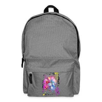 Poissons Femme – Cadeau Astrologie - Sac à dos - gris éléphant - Devant