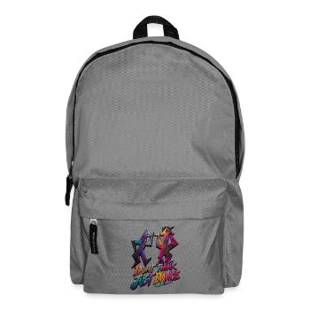 Dont Think Just Dance Graffiti - Backpack - elephant grey - Front
