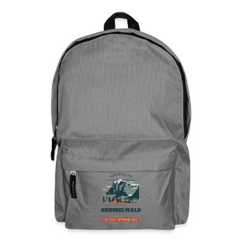 Reiseabzeichen des Gletscherdorfes Grindelwald - Rucksack - Mittelgrau - Vorne