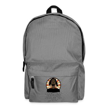 COGITO ERGO SVM FEMINA QVAM ME ESSE CREDO - Rucksack - Mittelgrau - Vorne