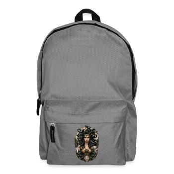 Medusa Kriegerin Goldrüstung - Rucksack - Mittelgrau - Vorne