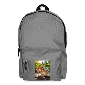 Chico 11: Eis am heissen Sommertag - Rucksack - Mittelgrau - Vorne