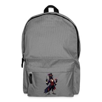 Rabenmagier im viktorianischen Stil - Rucksack - Mittelgrau - Vorne