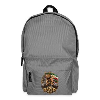 Javid Shah Löwe Kraftsport Persien - Rucksack - Mittelgrau - Vorne