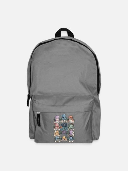 Anders sein ist okay – Neurodiversität - Rucksack - Mittelgrau