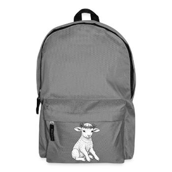 Lamm Gottes – Hoffnung - Rucksack - Mittelgrau - Vorne
