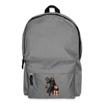 Runenmagier mit Geschenken - Rucksack - Mittelgrau - Vorne