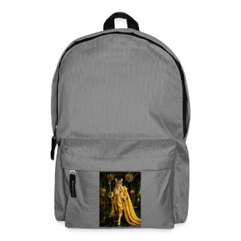 Barocke Goldene Königskatze - Rucksack - Mittelgrau - Vorne