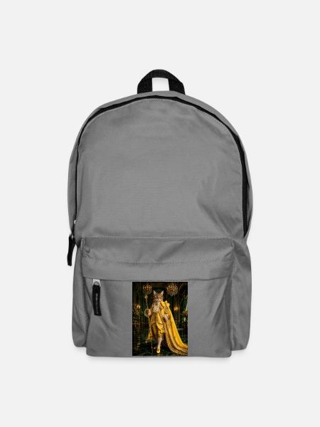 Barocke Goldene Königskatze - Rucksack - Mittelgrau