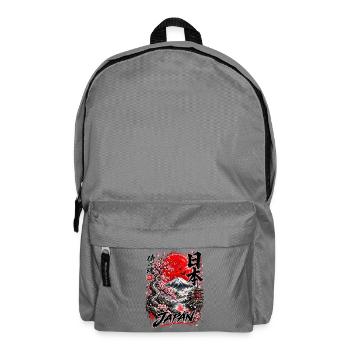Japan Samurai Spirit – Mount Fuji Design - Rucksack - Mittelgrau - Vorne