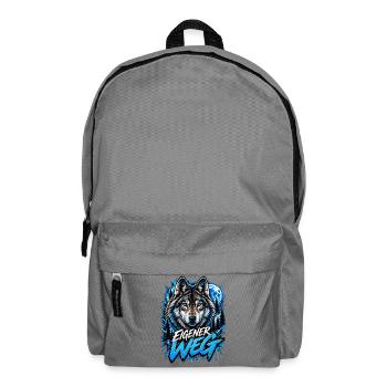 Neon-Wolf Mondnachtwald - Rucksack - Mittelgrau - Vorne