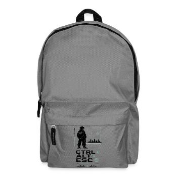Ctrl Alt ESC Neoncity - Rucksack - Mittelgrau - Vorne