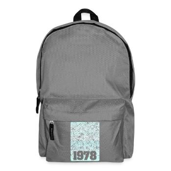 Zahl 1978 - Rucksack - Mittelgrau - Vorne
