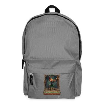 Ameise MALÚ Trompete Jazz Band Brass Musik Pop Art - Rucksack - Mittelgrau - Vorne