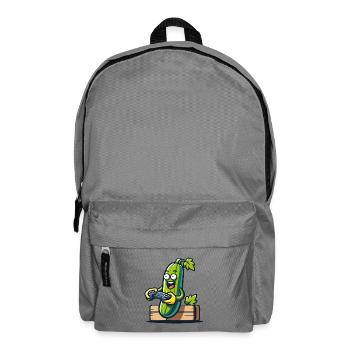 Gamer Zucchini - Backpack - elephant grey - Front