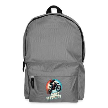 Crazy Madness Motocross - Backpack - elephant grey - Front