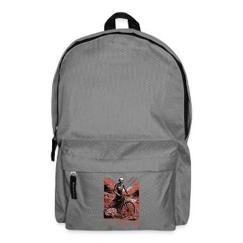 I love cycling - Backpack - elephant grey - Front