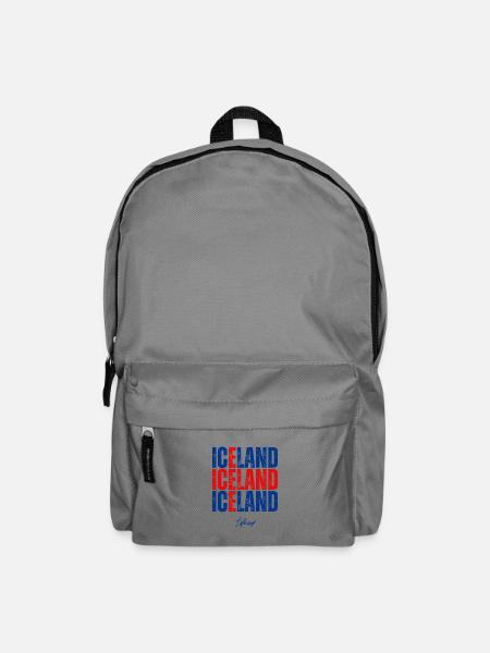 Flagge von Island, Isländischer Stolz - Rucksack - Mittelgrau