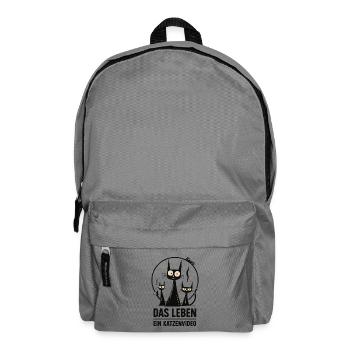Life: A Cat Video - Backpack - elephant grey - Front
