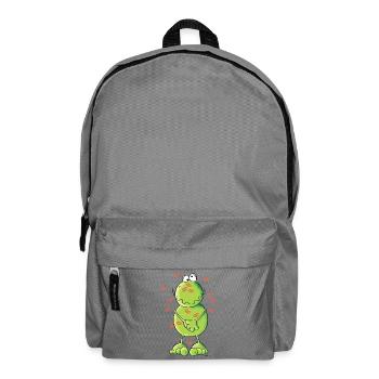 Frog Kiss - Backpack - elephant grey - Front