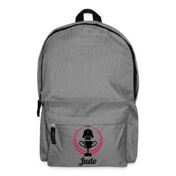 Judo / Judoka / Sport / Fight / Fighter / Strong - Backpack - elephant grey - Front