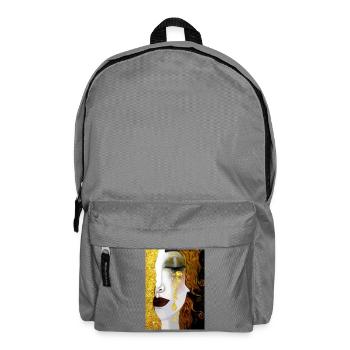 Golden Tears, Gustav Klimt - Backpack - elephant grey - Front