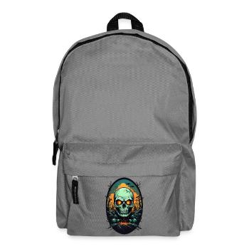 Skull - Backpack - elephant grey - Front