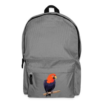 Parrot Bird - Backpack - elephant grey - Front