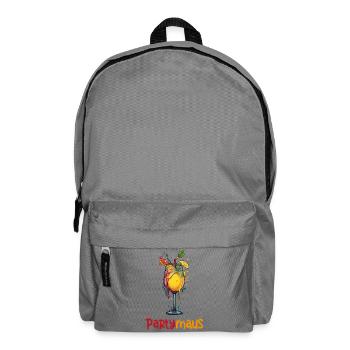 Fruchtige Cocktail Illustration - Rucksack - Mittelgrau - Vorne