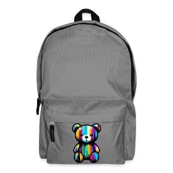 Orso Orsacchiotto Ours en peluche - Sac à dos - gris éléphant - Devant