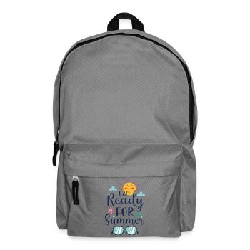 Je suis prêt pour l’été - Sac à dos - gris éléphant - Devant