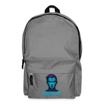 Futuristic robot look - Backpack - elephant grey - Front