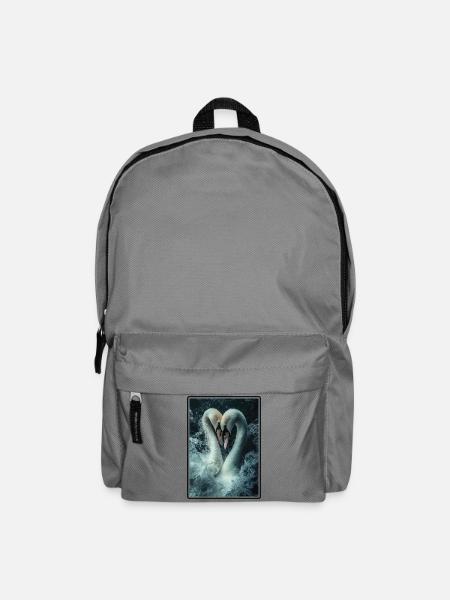 Schwäne Schwan - Rucksack - Mittelgrau