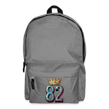 82 Number Krone - Backpack - elephant grey - Front