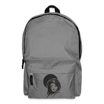 Frauengesicht_003 - Sac à dos - gris éléphant - Devant