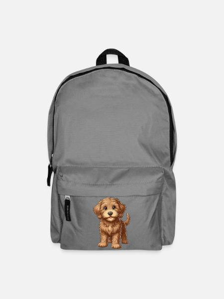 Labradoodle Welpe süß - Rucksack - Mittelgrau