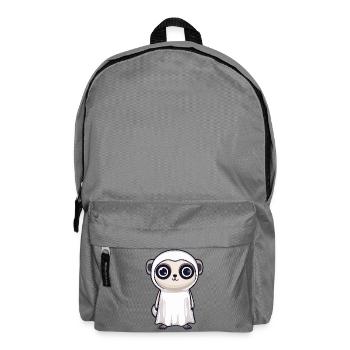 Suricate Halloween Fantôme - Sac à dos - gris éléphant - Devant