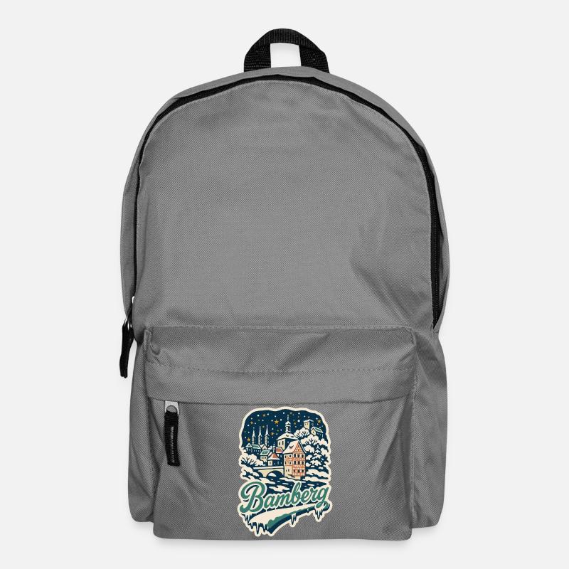 Bamberg Winterzauber   - Rucksack - Mittelgrau