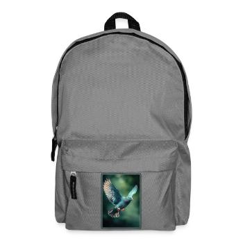 Tauben Taube - Rucksack - Mittelgrau - Vorne